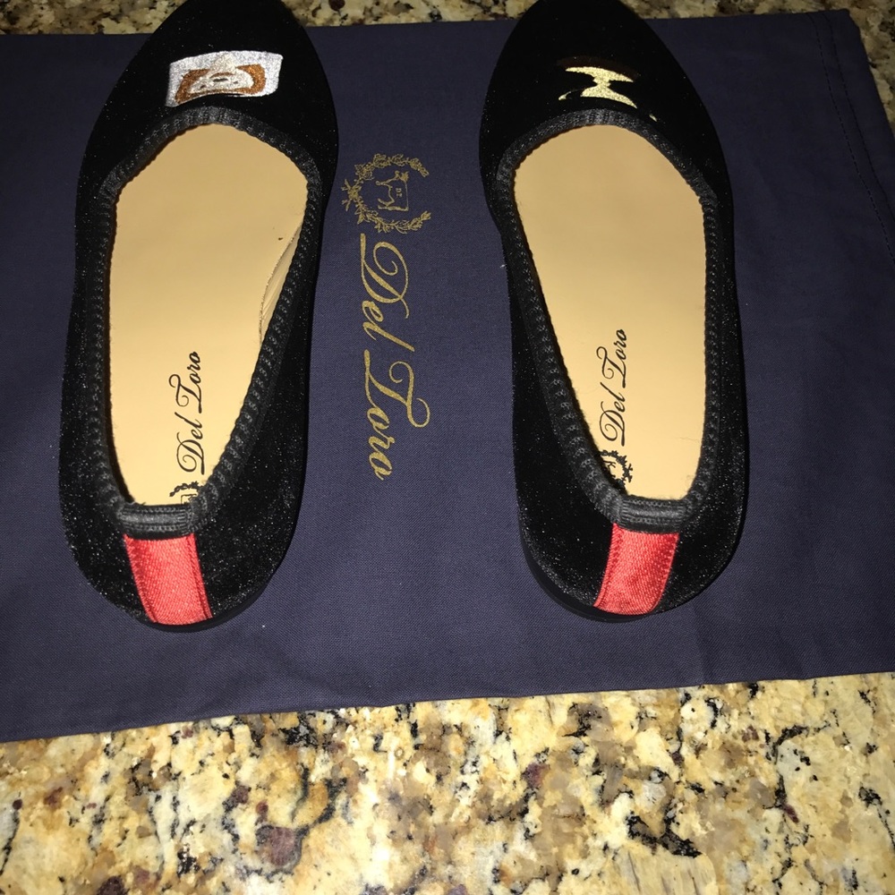 Black classy flats
